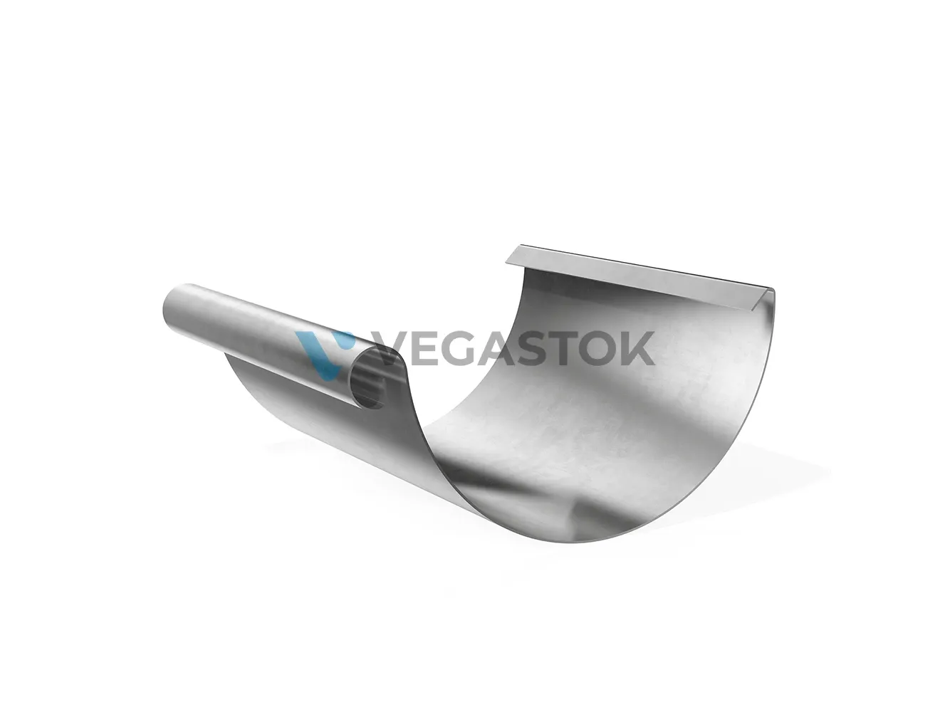 VEGAStyle 125/90 — Желоб полукруглый, цвет оцинковка