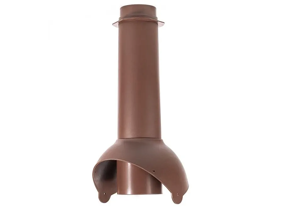 Вентиляционный выход канализации Krovent Pipe-VT 110 (110/450 мм), коричневый