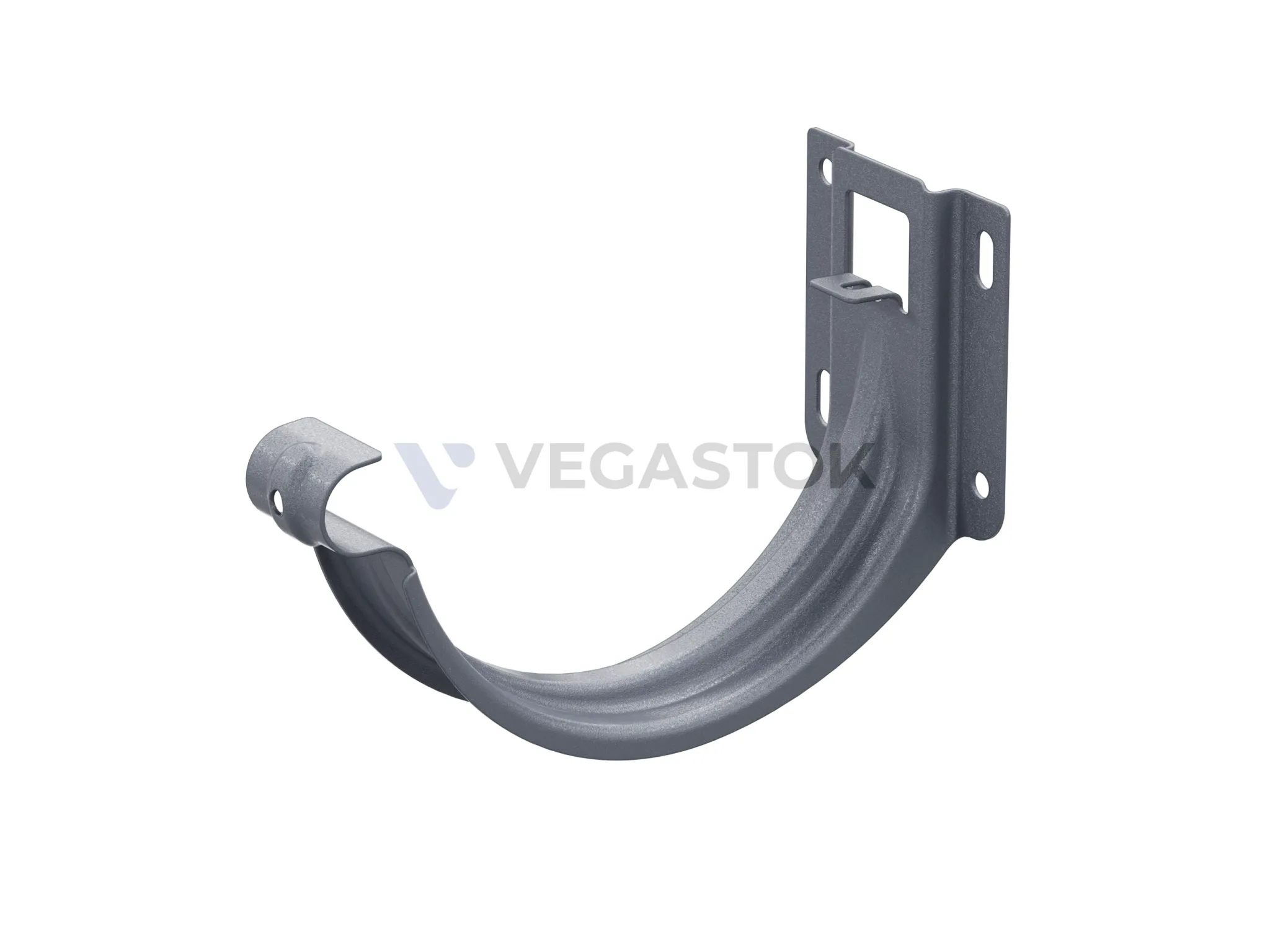 VEGALux 125/90 — Держатель желоба карнизный, цвет Серый (RAL 7024)