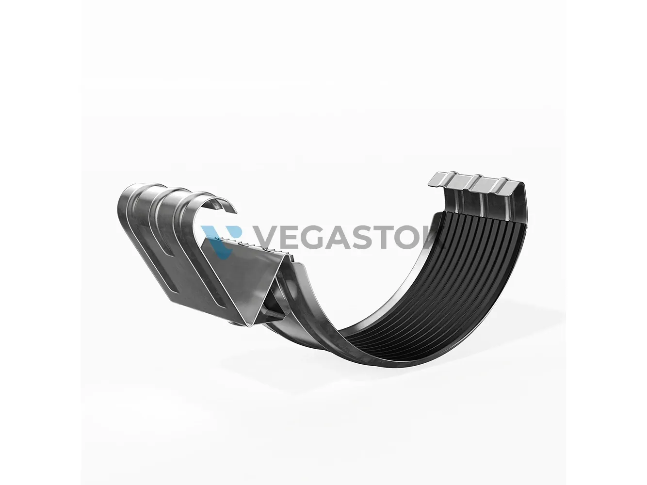 VEGAStyle 125/90 — Соединительный элемент желобов, цвет оцинковка