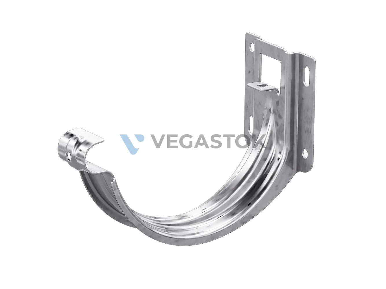 VEGAStyle 125/90 — Держатель желоба карнизный, цвет оцинковка
