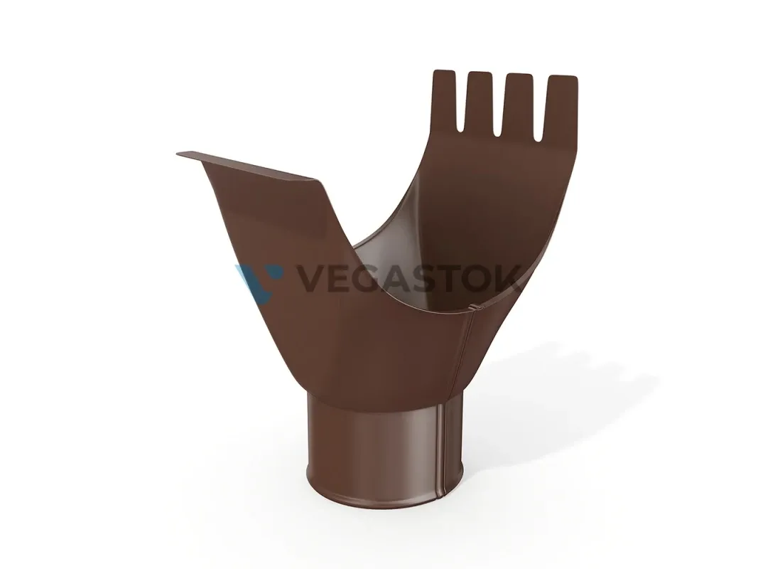 VEGAStyle 125/90 — Воронка выпускная, цвет коричневый